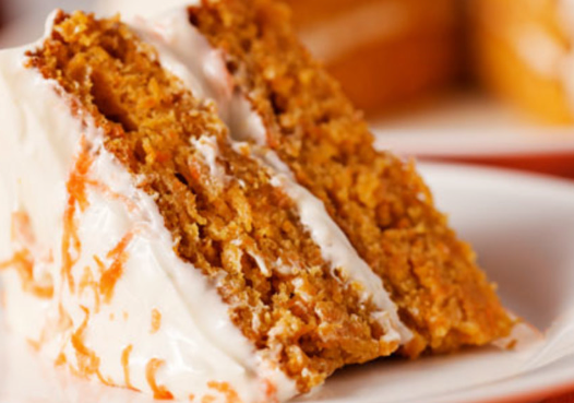 Carrot Cake with Orange Olive Oil Cream Cheese Frosting