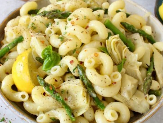 Lemon Artichoke Pasta Toss